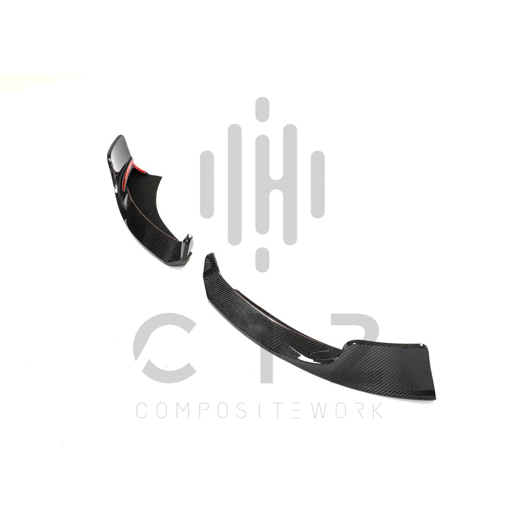 MERCEDES CLASSE A W177 SPLITTER ANTERIORE IN CARBONIO V2