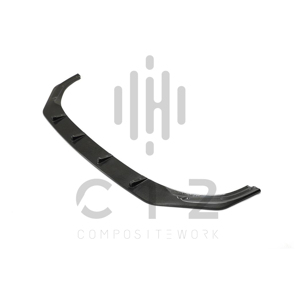 VOLKSWAGEN GOLF 8 R SPLITTER ANTERIORE IN CARBONIO V1