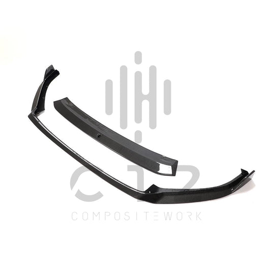 VOLKSWAGEN GOLF 7.5 R SPLITTER ANTERIORE IN CARBONIO V2